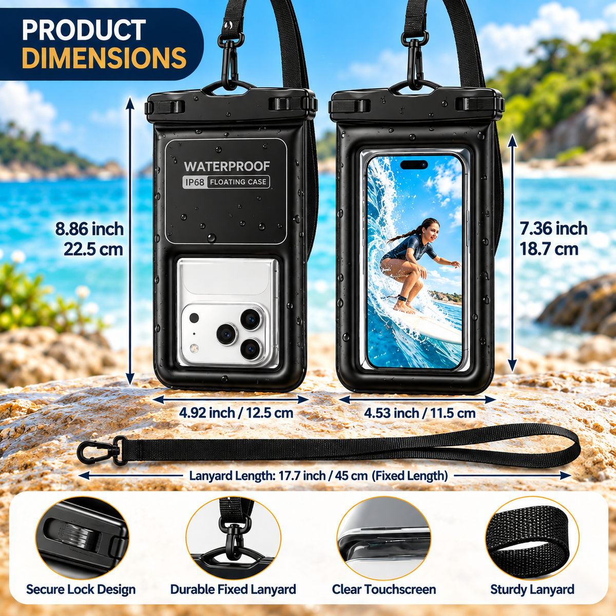 Out & About AquaLock Waterproof Phone Pouch