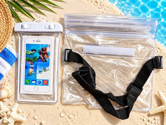Combo Waterproof Waist Bag & Phone Pouch Set